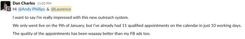 Client result