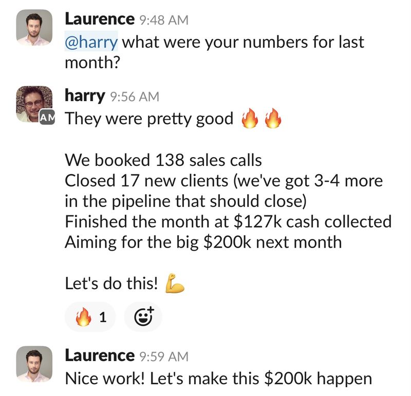 Client result
